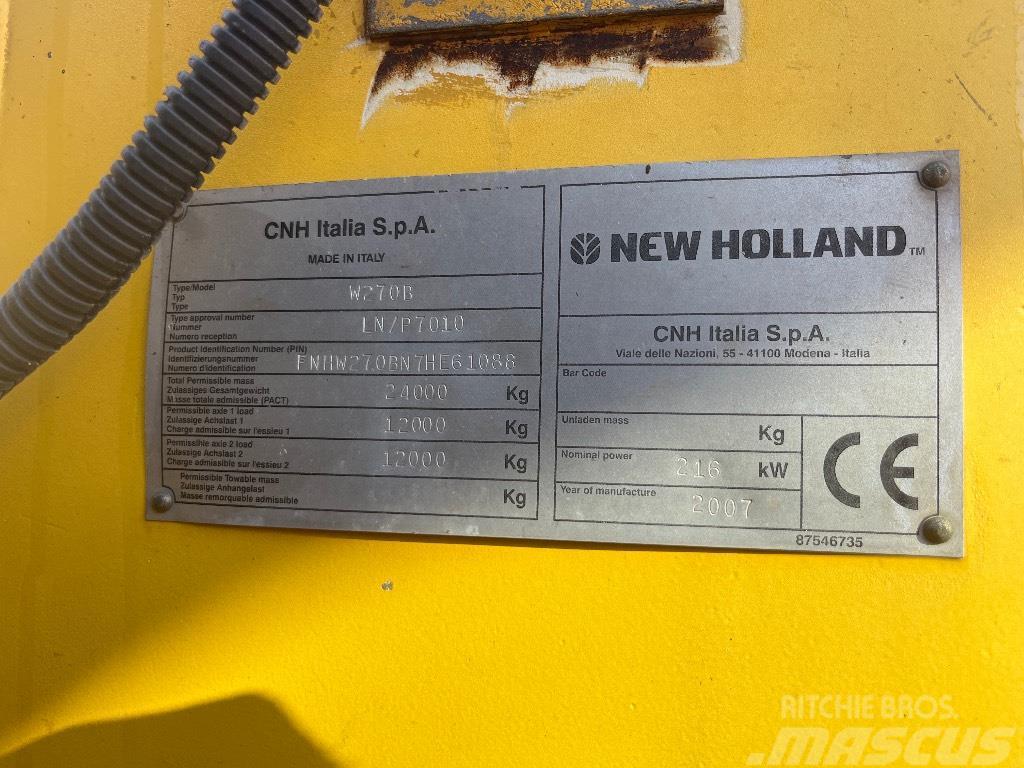 New Holland W 270 B Pyöräkuormaajat