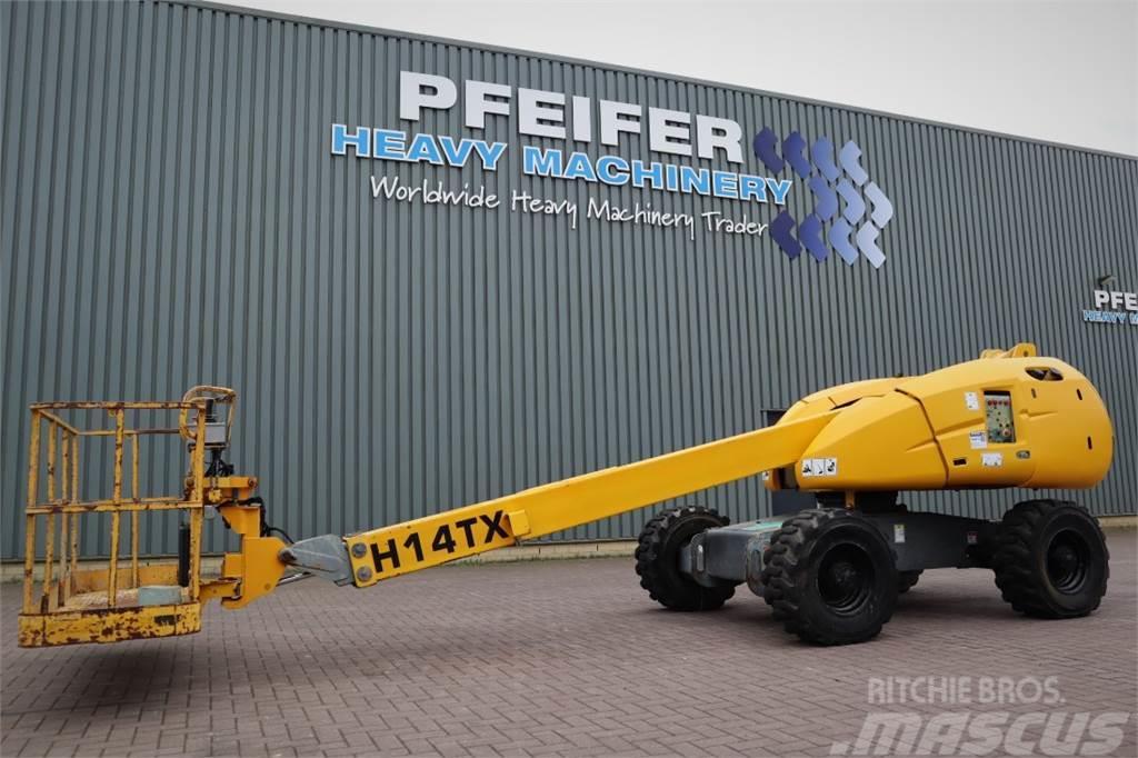 Haulotte H14TX Diesel, 4x4 Drive, 14.07m Working Height, 10 Teleskooppipuominostimet