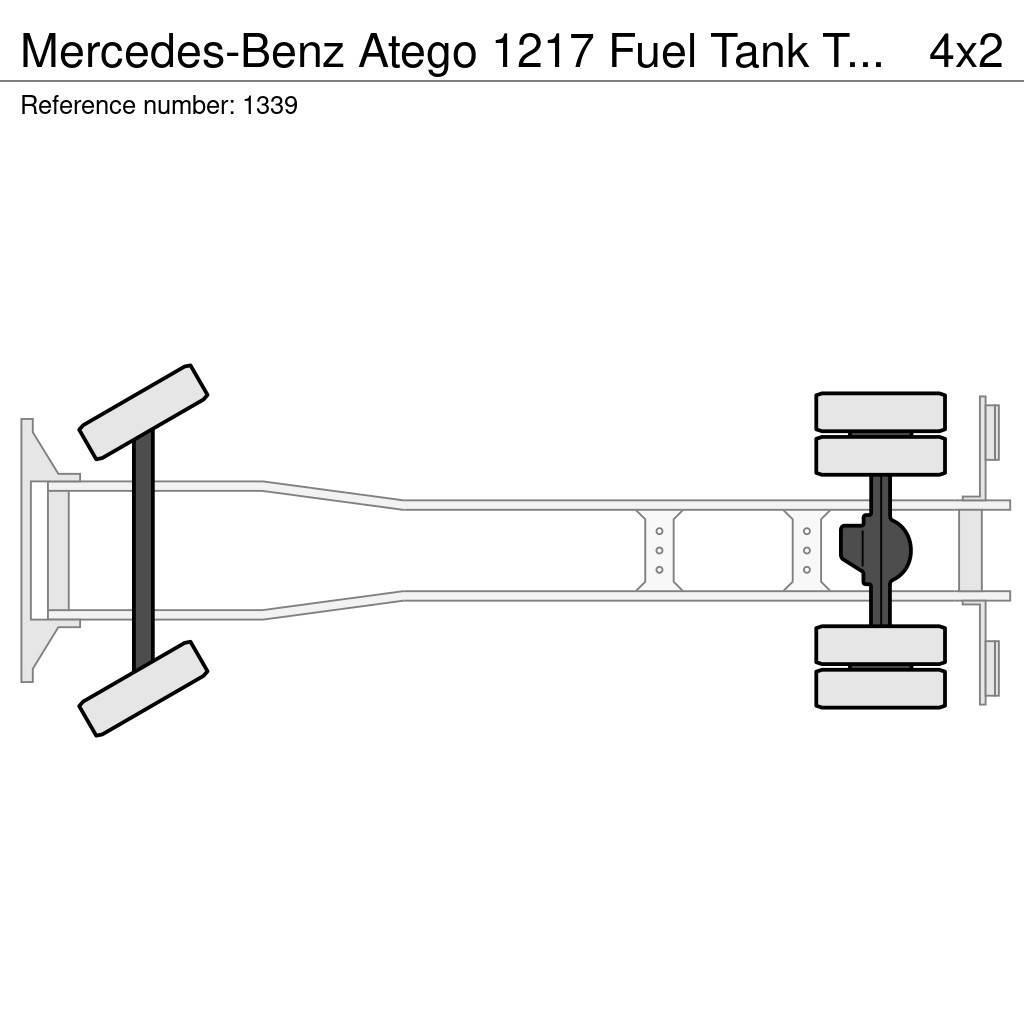 Mercedes-Benz Atego 1217 Fuel Tank Truck 9.000 Liters Manuel Gea Säiliöautot