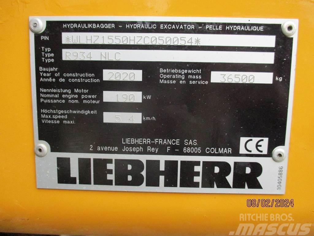Liebherr R 934 Litronic Telakaivukoneet