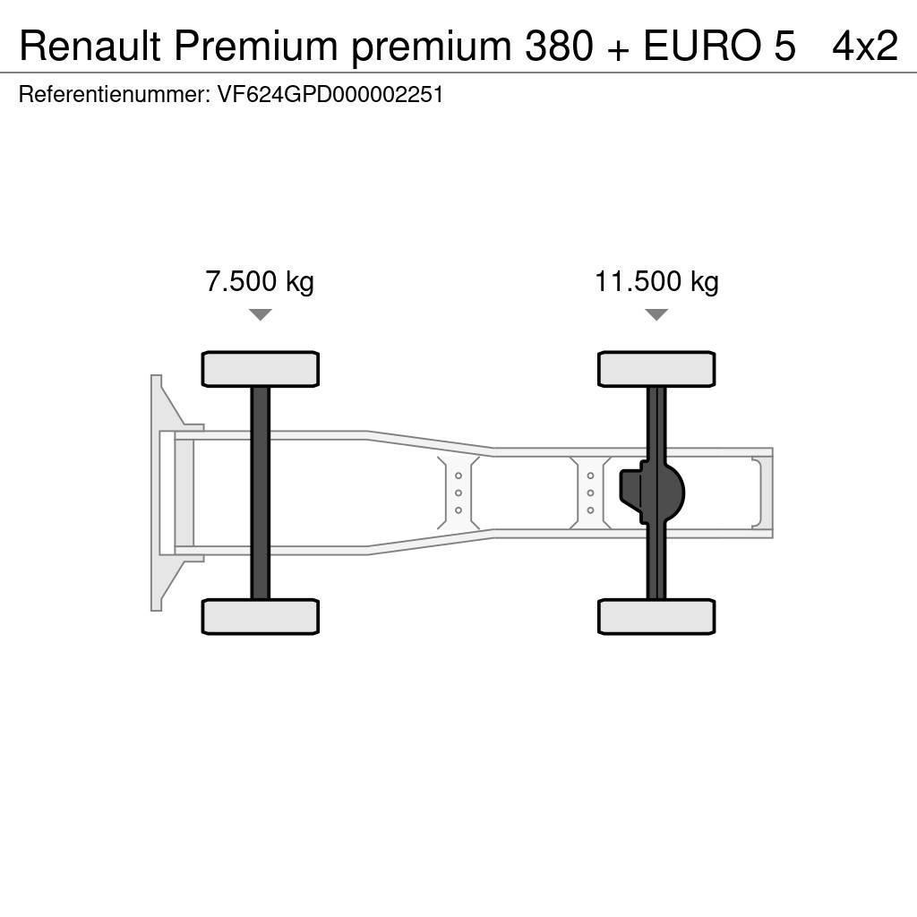 Renault Premium premium 380 + EURO 5 Vetopöytäautot