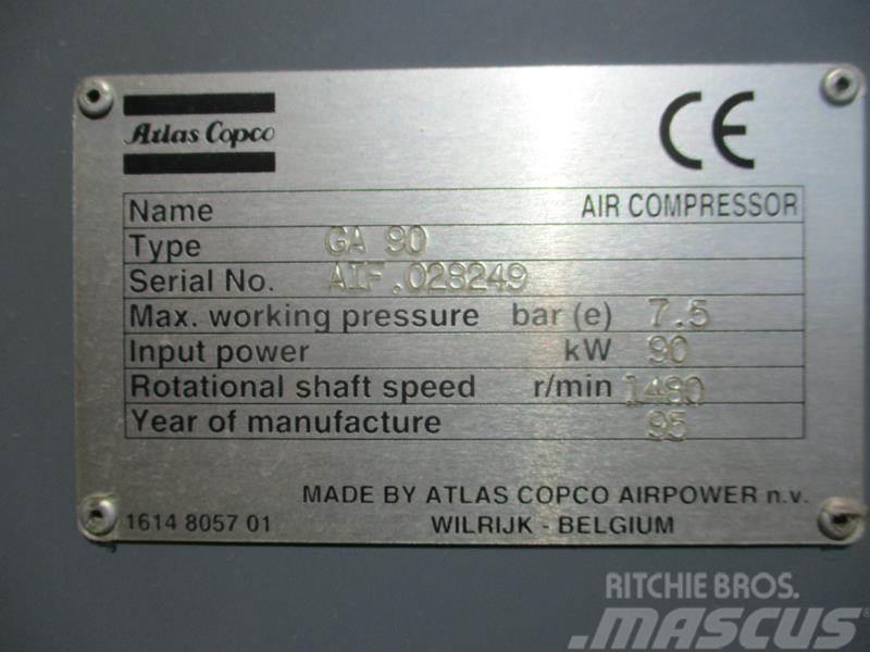 Atlas Copco GA 90 Kompressorit