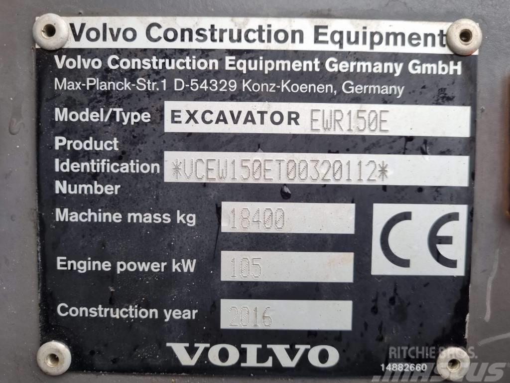 Volvo EWR 150 E Pyöräkaivukoneet