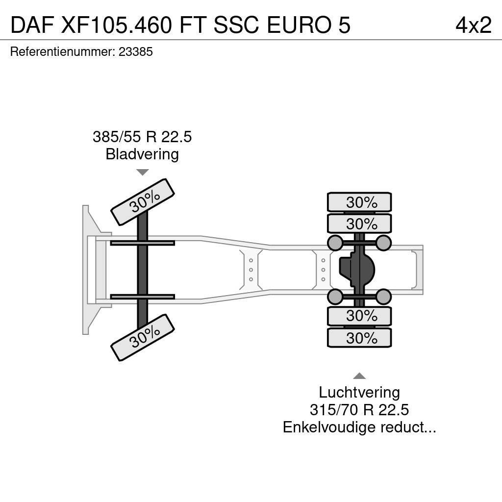 DAF XF105.460 FT SSC EURO 5 Vetopöytäautot