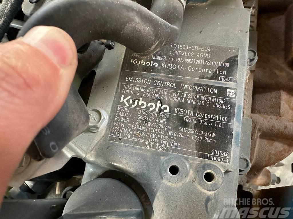 Kubota D1803-CR-EF04 ENGINE Moottorit