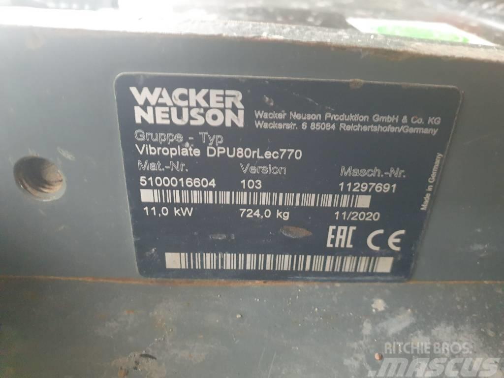 Wacker Neuson DPU80rLec770 Tärylevyt