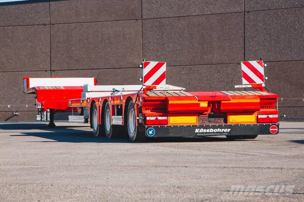 Kässbohrer 3-akselinen jatkolavetti Low loader-semi-trailers