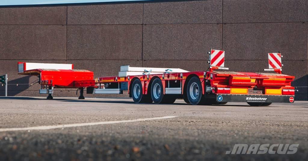 Kässbohrer 3-akselinen jatkolavetti Low loader-semi-trailers