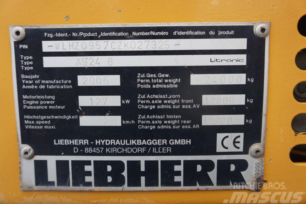 Liebherr A 924 B Litronic Jätteenkäsittelijät