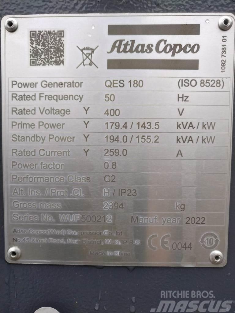 Atlas Copco QES 180 Dieselgeneraattorit