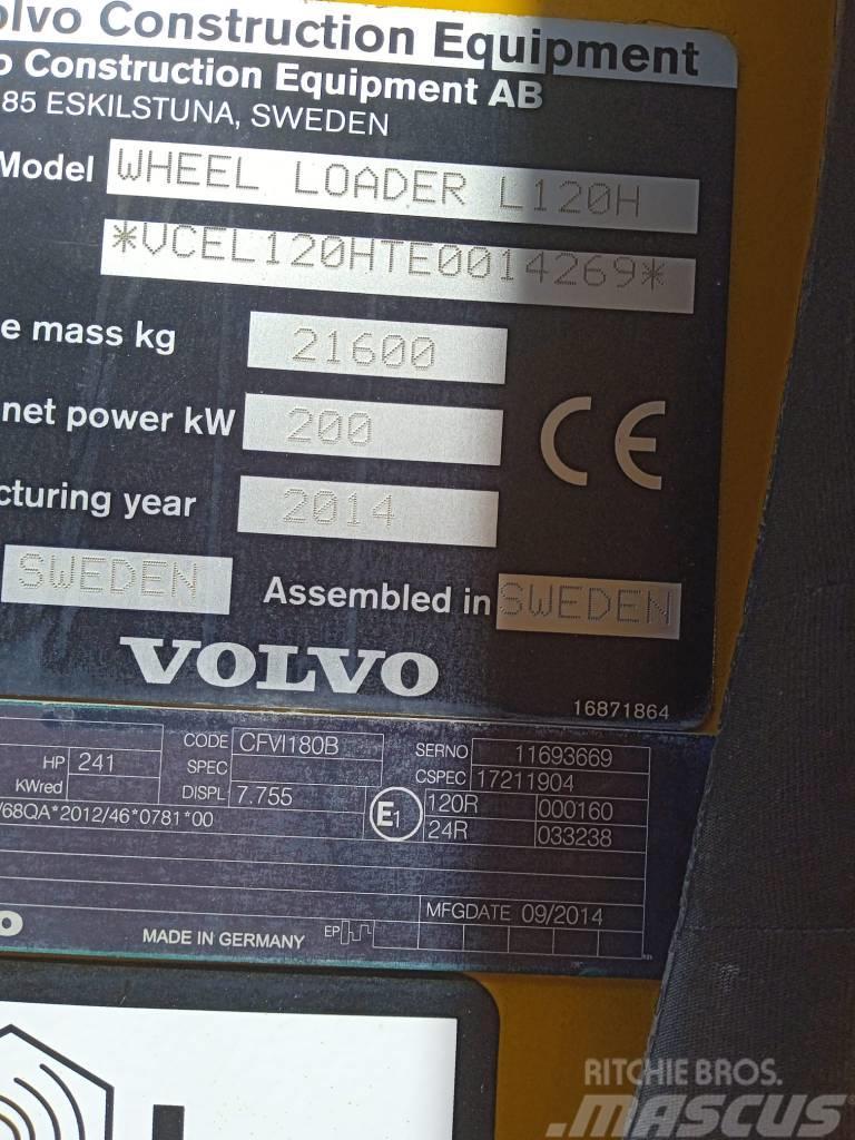 Volvo L 120 H Pyöräkuormaajat