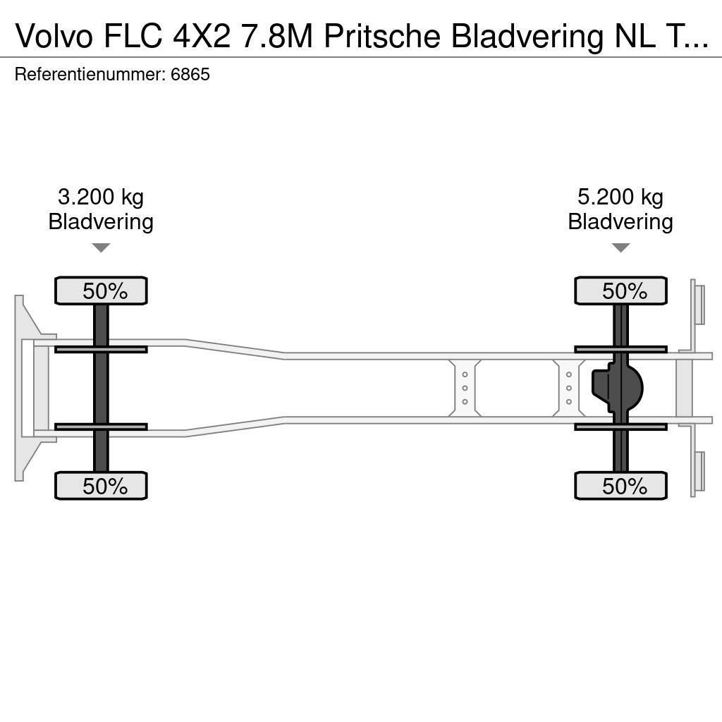 Volvo FLC 4X2 7.8M Pritsche Bladvering NL Truck €3750,- Lava-kuorma-autot
