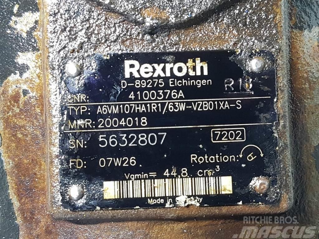 Ahlmann AZ150-Rexroth A6VM107HA1R1/63W-Drive motor Hydrauliikka