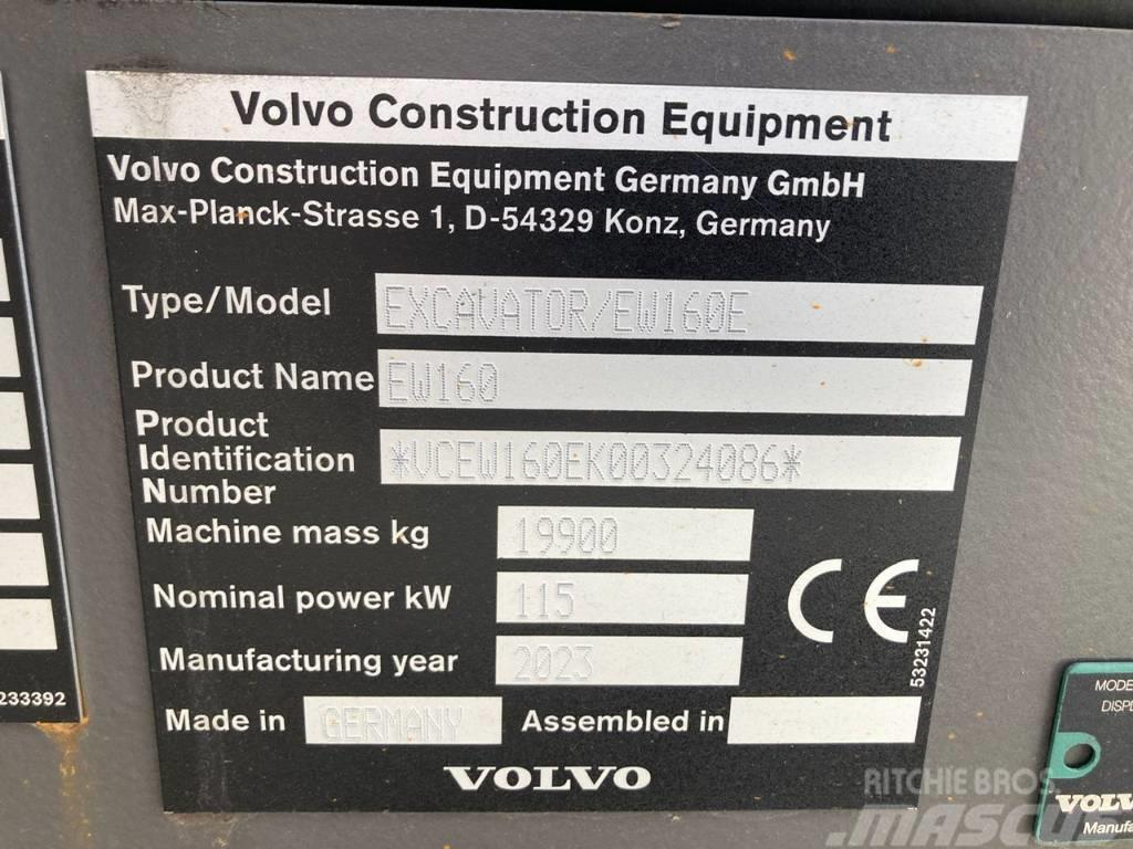 Volvo EW 160 E Pyöräkaivukoneet