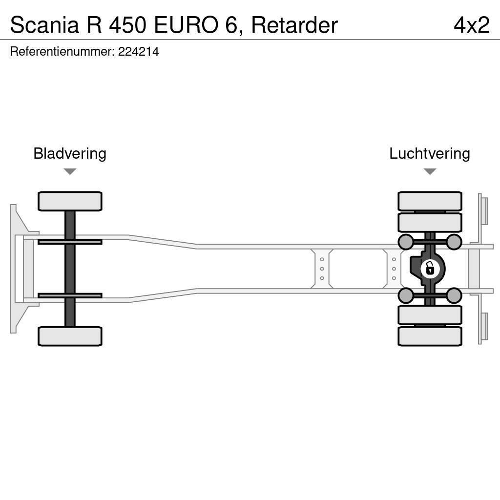 Scania R 450 EURO 6, Retarder Umpikorikuorma-autot
