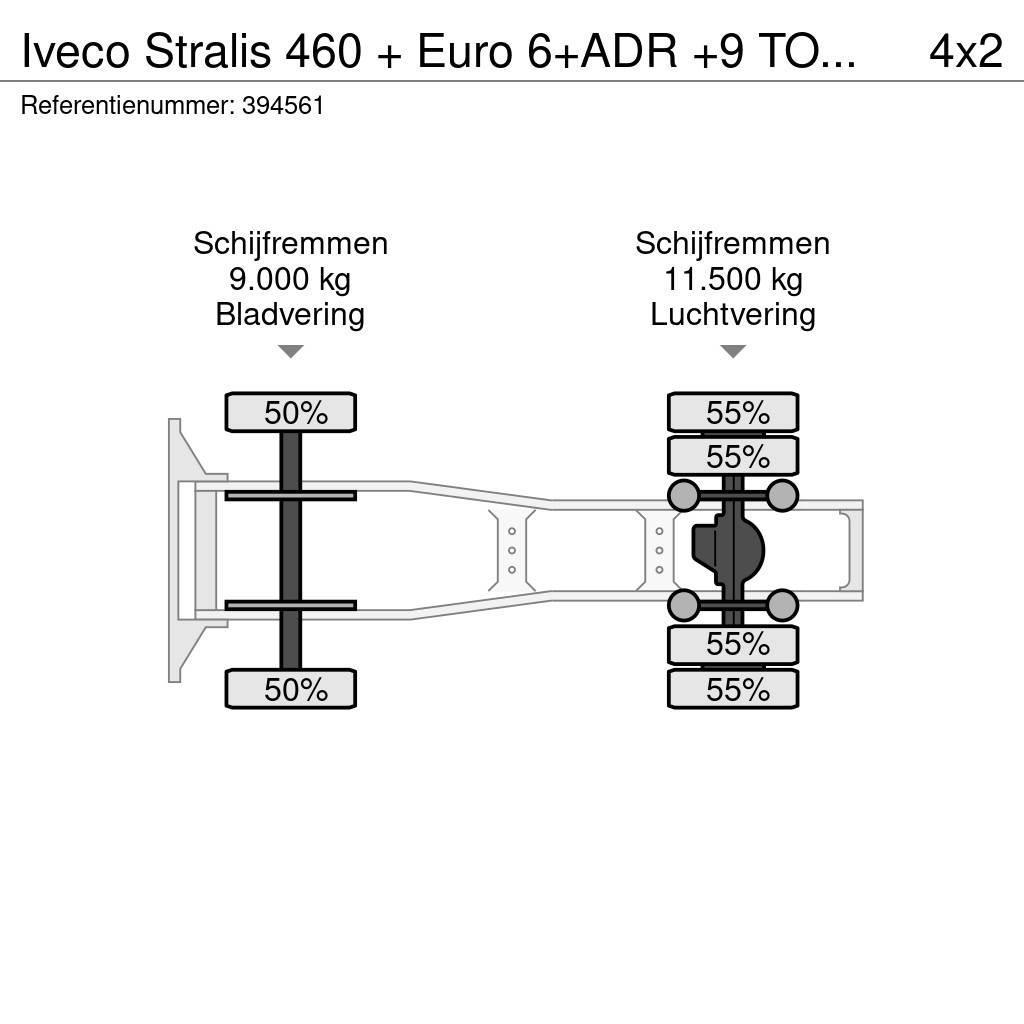 Iveco Stralis 460 + Euro 6+ADR +9 TONS VOORAS Vetopöytäautot