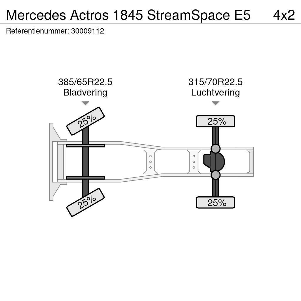 Mercedes-Benz Actros 1845 StreamSpace E5 Vetopöytäautot