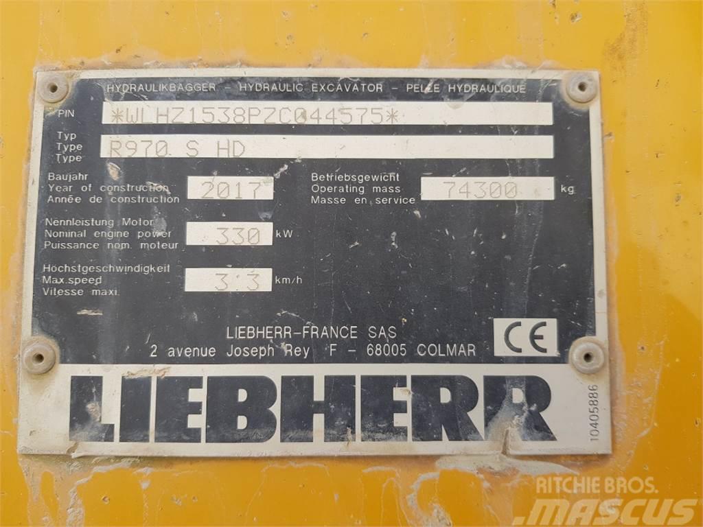 Liebherr R970 S HD Telakaivukoneet