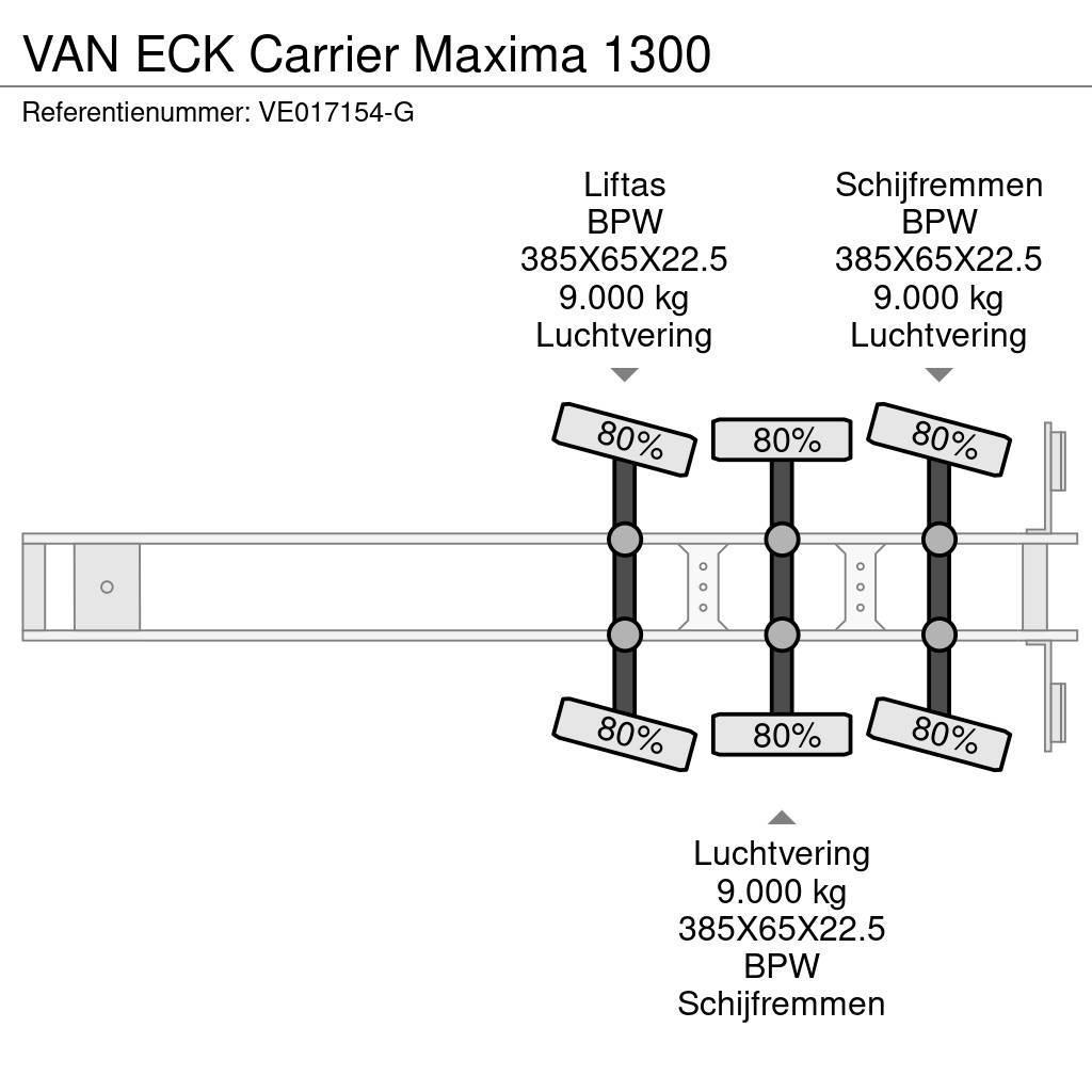 Van Eck Carrier Maxima 1300 Kylmä-/Lämpökoripuoliperävaunut