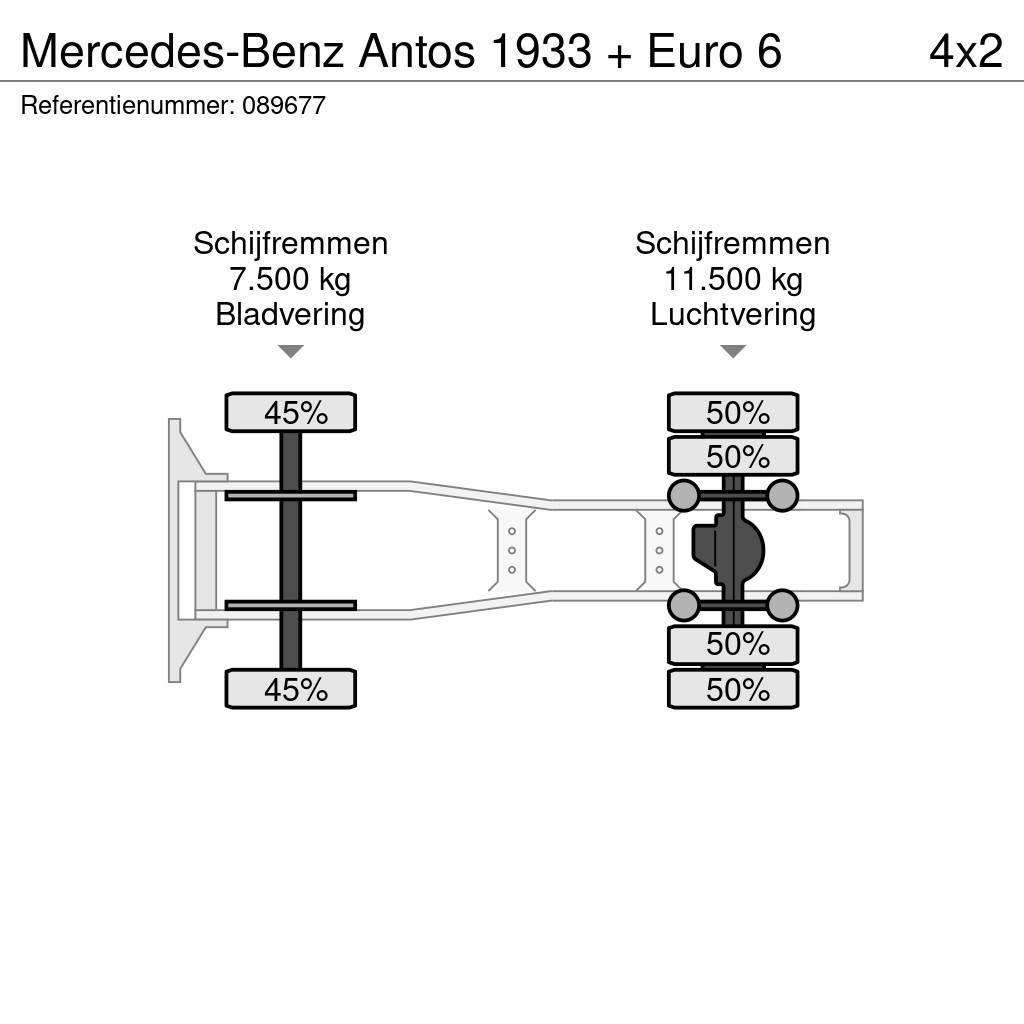 Mercedes-Benz Antos 1933 + Euro 6 Vetopöytäautot