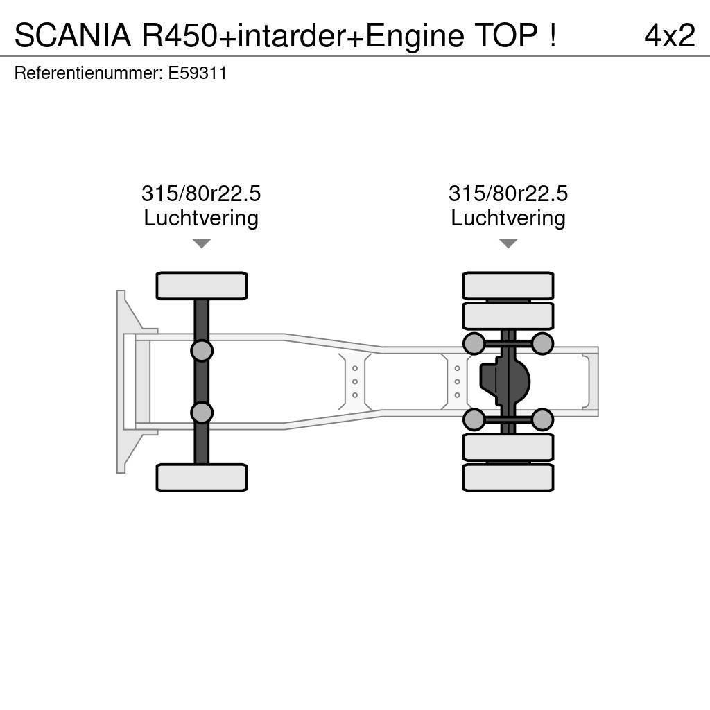 Scania R450+intarder+Engine TOP ! Vetopöytäautot