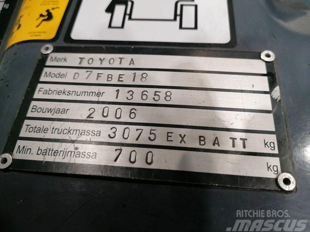 Toyota 7FBEF18 Sähkötrukit