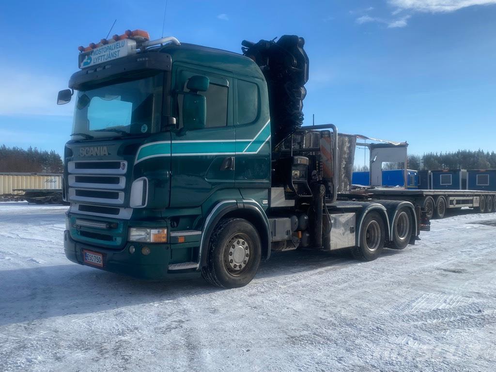Scania R480 Hiab 377tm jib 70x 6+4 Nosturiautot