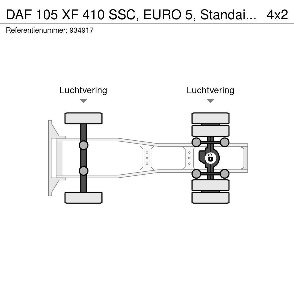 DAF 105 XF 410 SSC, EURO 5, Standairco Vetopöytäautot