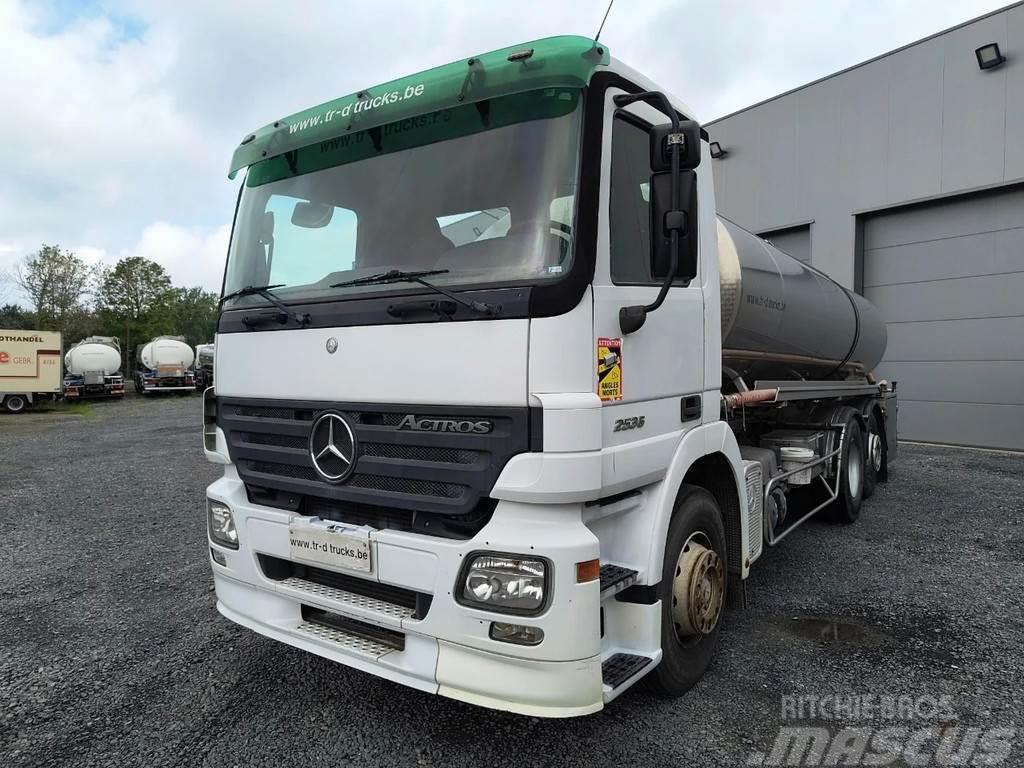 Mercedes-Benz Actros 2536 6X2 - TANK IN INSULATED STAINLESS STEE Säiliöautot