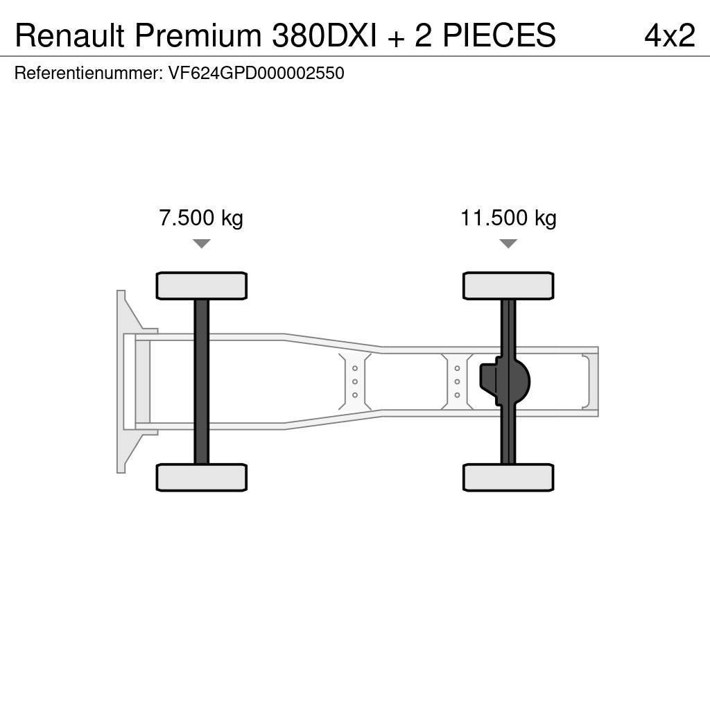 Renault Premium 380DXI + 2 PIECES Vetopöytäautot
