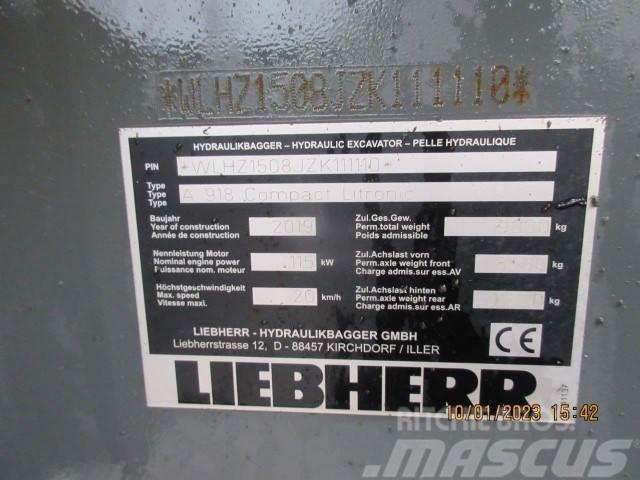Liebherr A 918 Compact Litronic Pyöräkaivukoneet