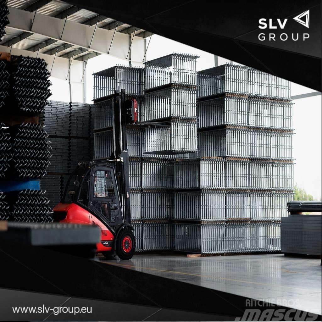  SLV GROUP 500 m2 Gerüst Fassadengerüst Stahl Telineet ja lisäosat
