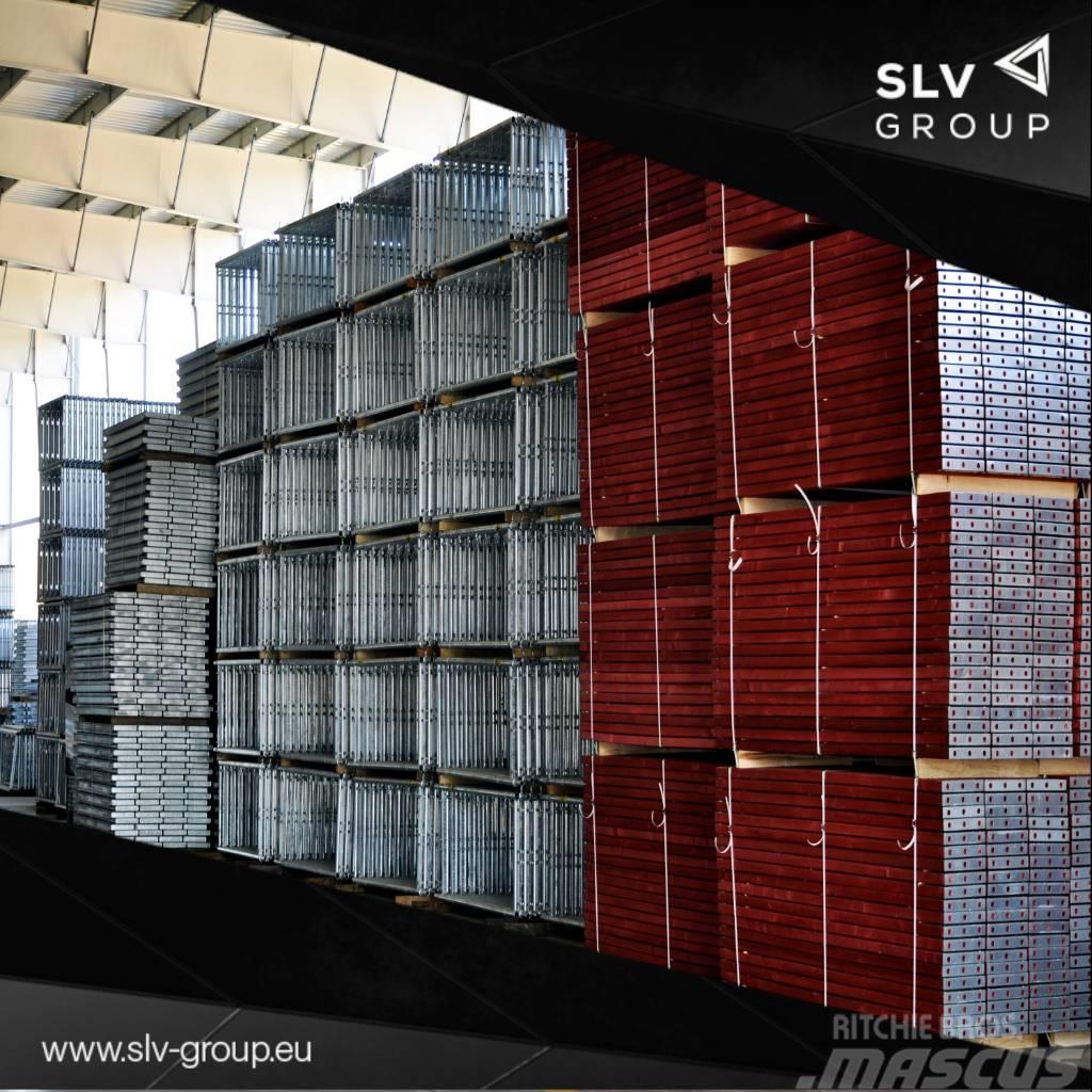  SLV GROUP 500 m2 Gerüst Fassadengerüst Stahl Telineet ja lisäosat