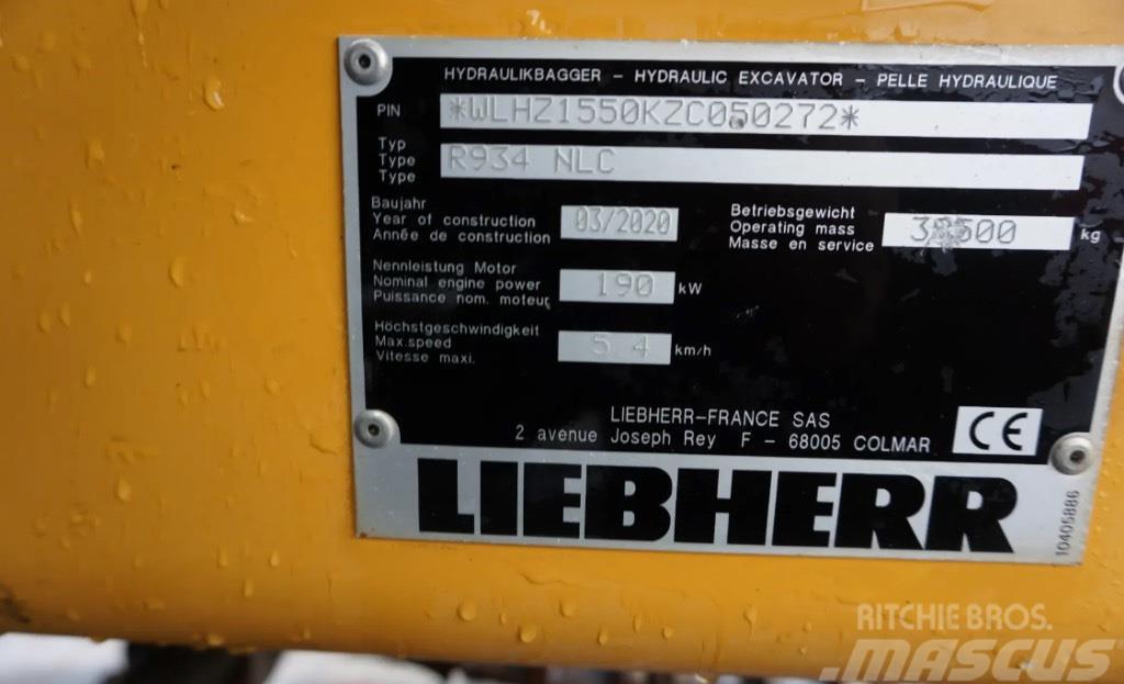 Liebherr R 934 NLC Telakaivukoneet