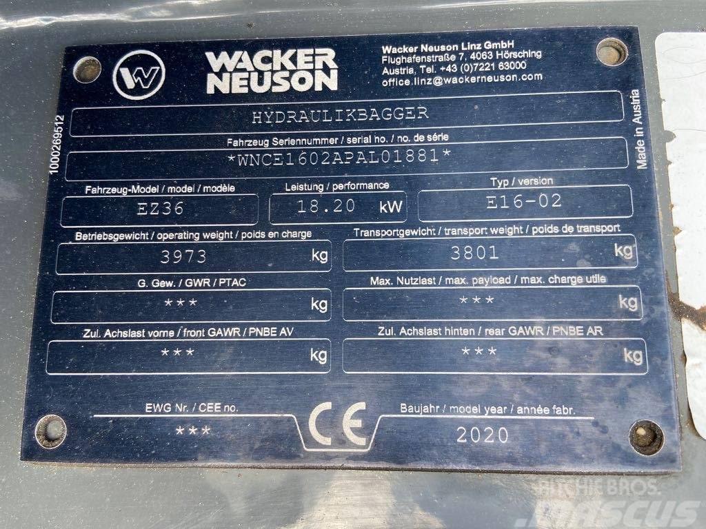 Wacker Neuson EZ36 Telakaivukoneet