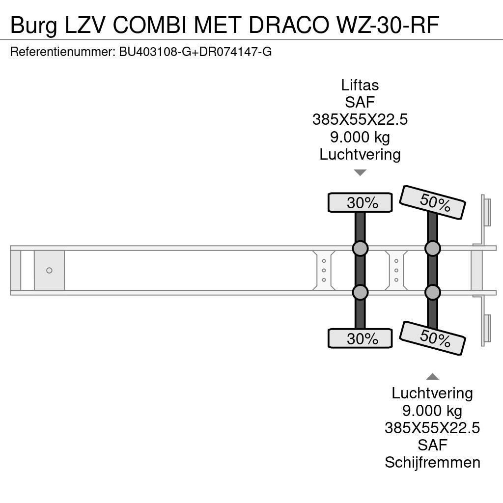 Burg LZV COMBI MET DRACO WZ-30-RF Kylmä-/Lämpökoripuoliperävaunut