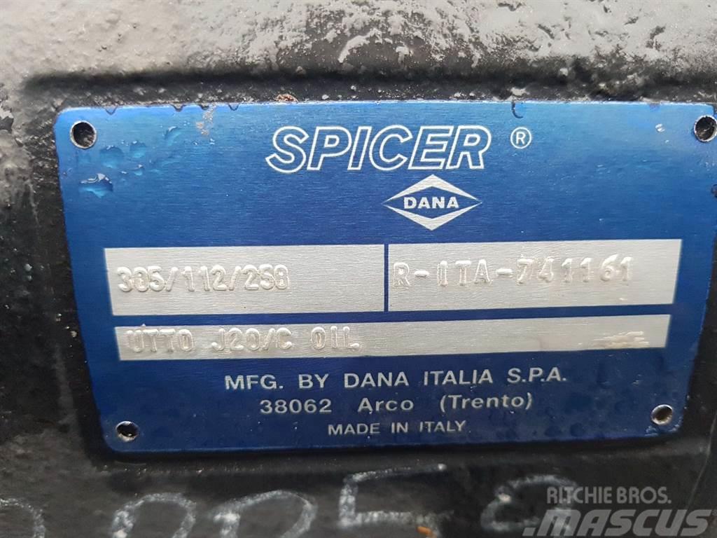 Fantuzzi SF60-EF1200-Spicer Dana 305/112/258-Axle/Achse/As Akselit
