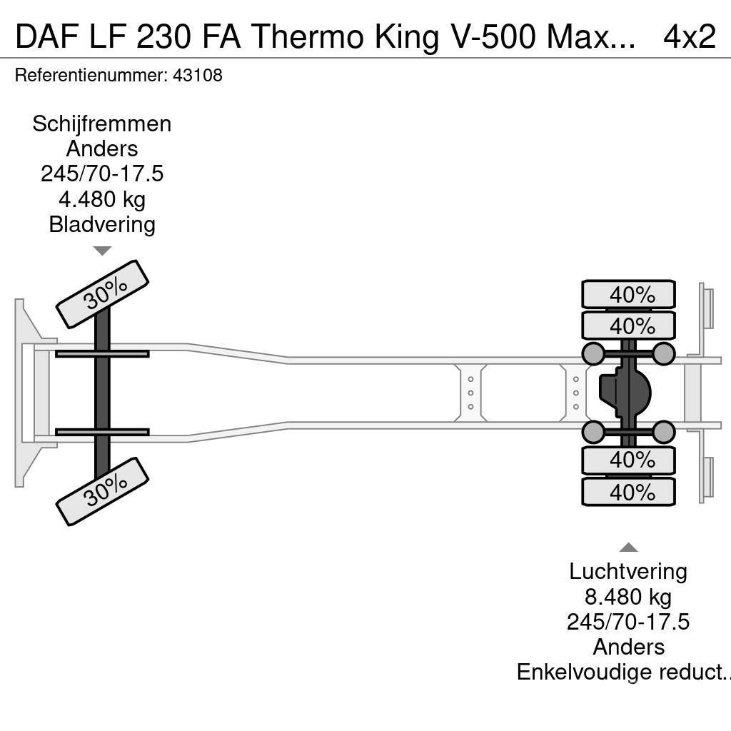 DAF LF 230 FA Thermo King V-500 Max Tiefkühler Kylmä-/Lämpökori kuorma-autot