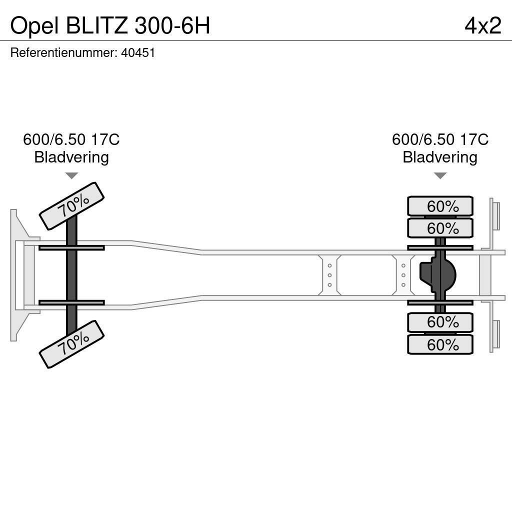 Opel BLITZ 300-6H Lava-kuorma-autot