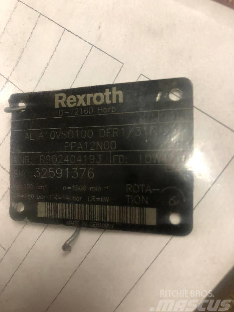Rexroth AL A10VSO100 DFR1/31R-PPA12N00 Muut