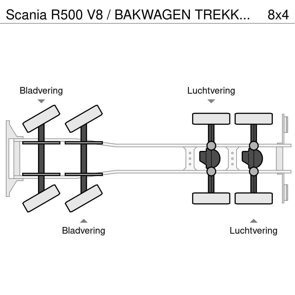 Scania R500 V8 / BAKWAGEN TREKKER COMBI / PALFINGER PK 53 Mobiilinosturit