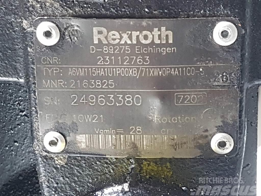 Rexroth A6VM115HA1U1P00XB - Ahlmann AS900 - Drive motor Hydrauliikka