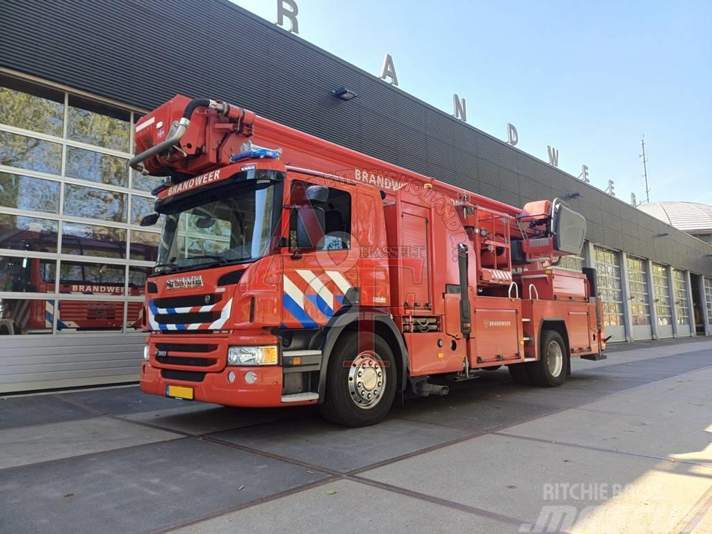 Scania P 360 Brandweer, Firetruck, Feuerwehr - Hoogwerker Paloautot