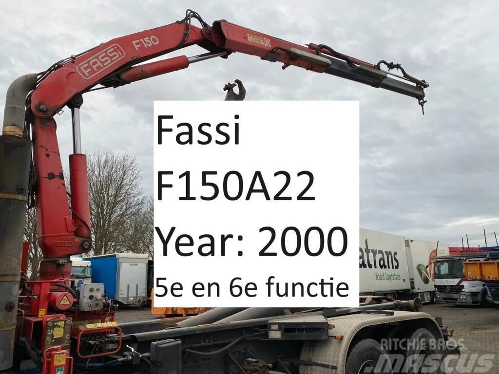 Fassi F150A22 5e + 6e functie F150A22 Kappaletavaranosturit