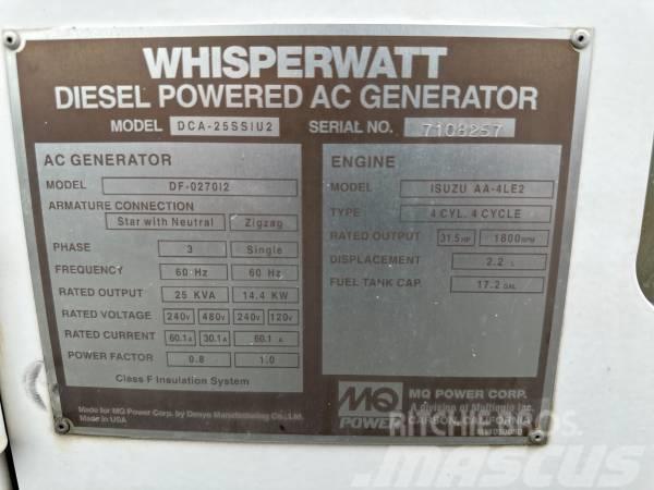 MultiQuip WHISPERWATT DCA25SSIU2 Dieselgeneraattorit