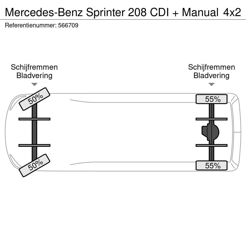 Mercedes-Benz Sprinter 208 CDI + Manual Jakeluautot