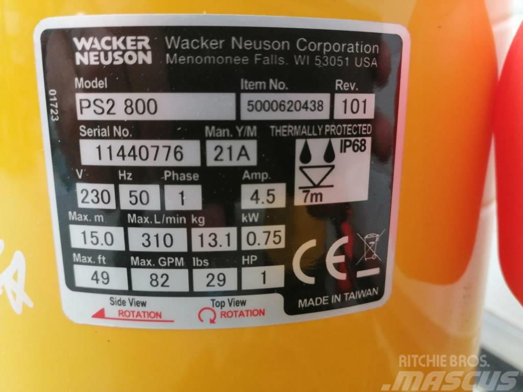 Wacker Neuson PS2800 Vesipumput