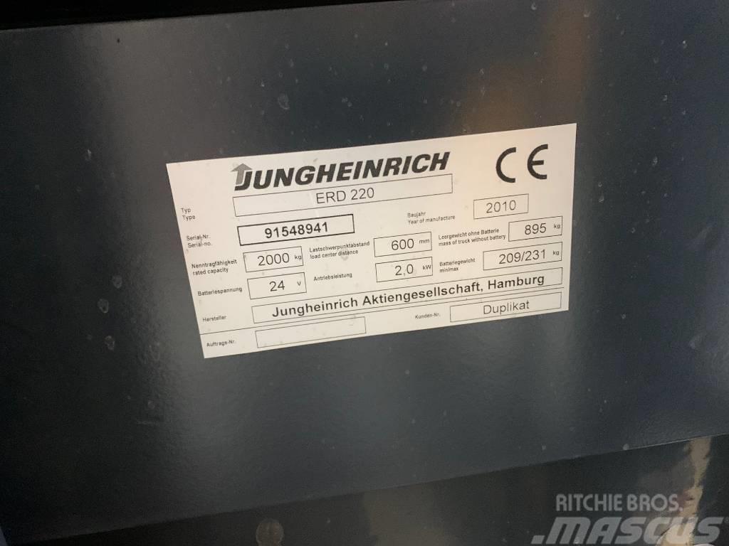 Jungheinrich ERD 220 PF Käyden ajettavat pinoamistrukit