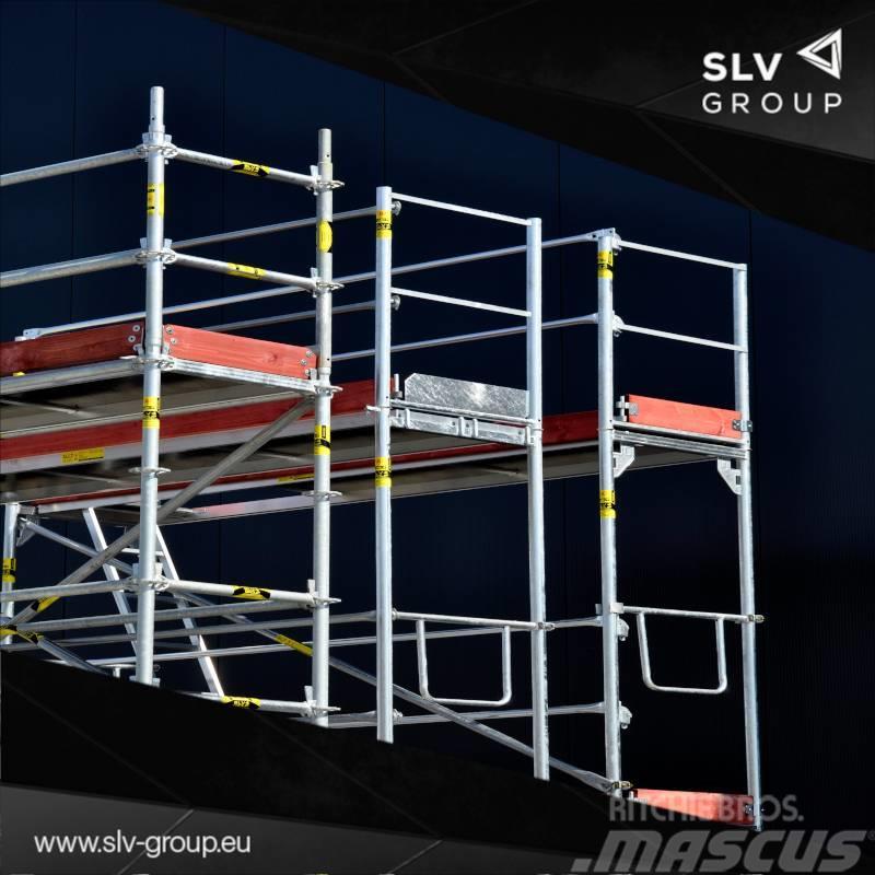 SLV-Group Aluminium Fassadengerüst Typ Plettac 58, Telineet ja lisäosat