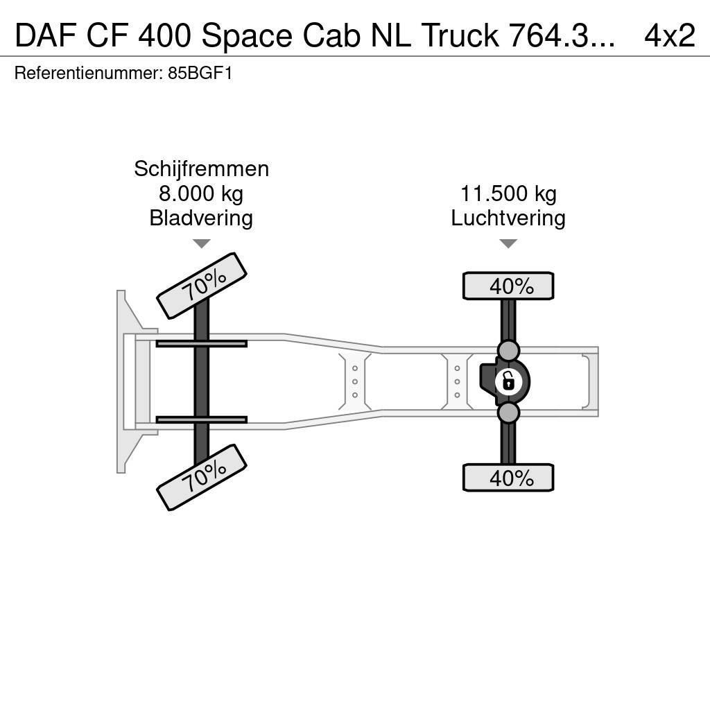 DAF CF 400 Space Cab NL Truck 764.313KM Vetopöytäautot
